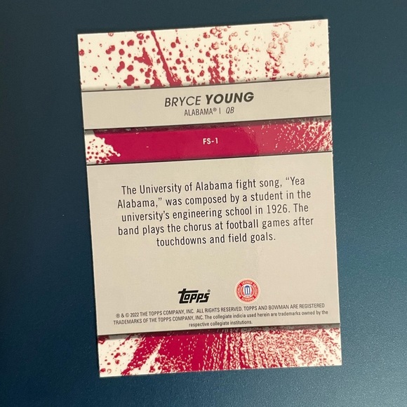 Bryce Young Rookie Bowman Best Fight Song Refractor Carolina Panthers - Picture 2 of 2